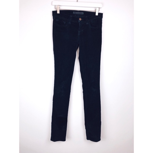 J Brand Denim - J Brand Navy Blue Pencil Leg Corduroy Skinny Jeans